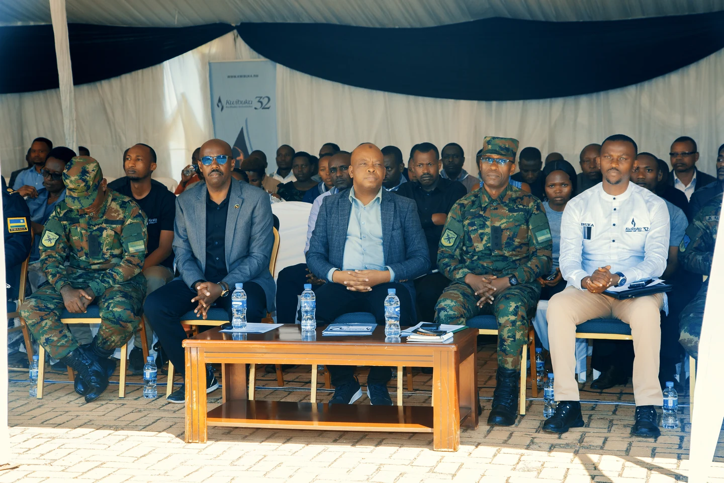 Abayobozi n’abaturage mu gikorwa rusange i Gatsibo.